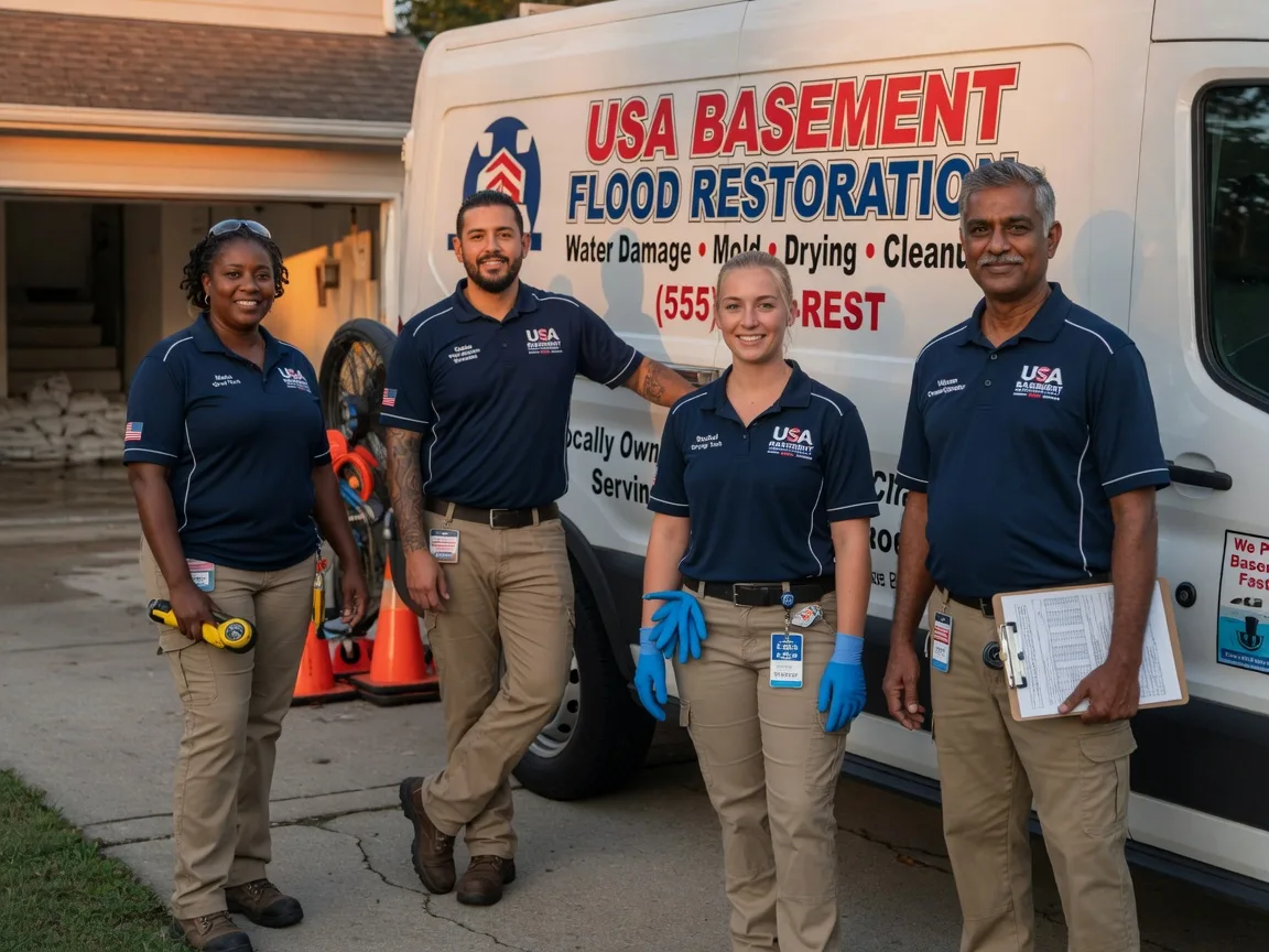 Basement Flood Cleanup company in North Fairfield, OH