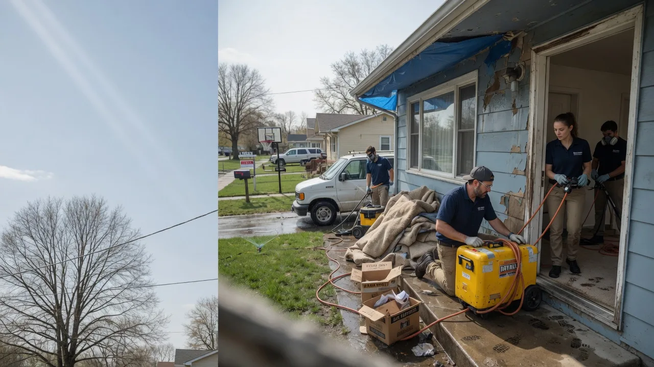 Basement Flood Cleanup in North Fairfield, OH near me